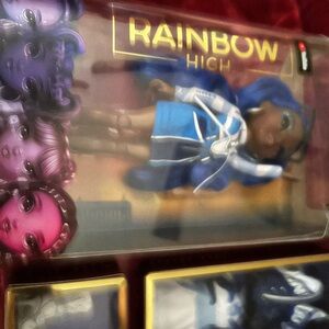 Rainbow Blue Doll with Accessories